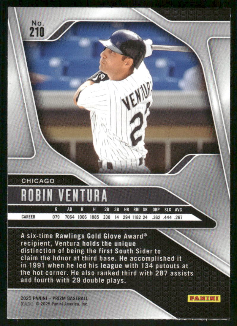 2025 Panini Prizm Baseball Robin Ventura #210 Baseball