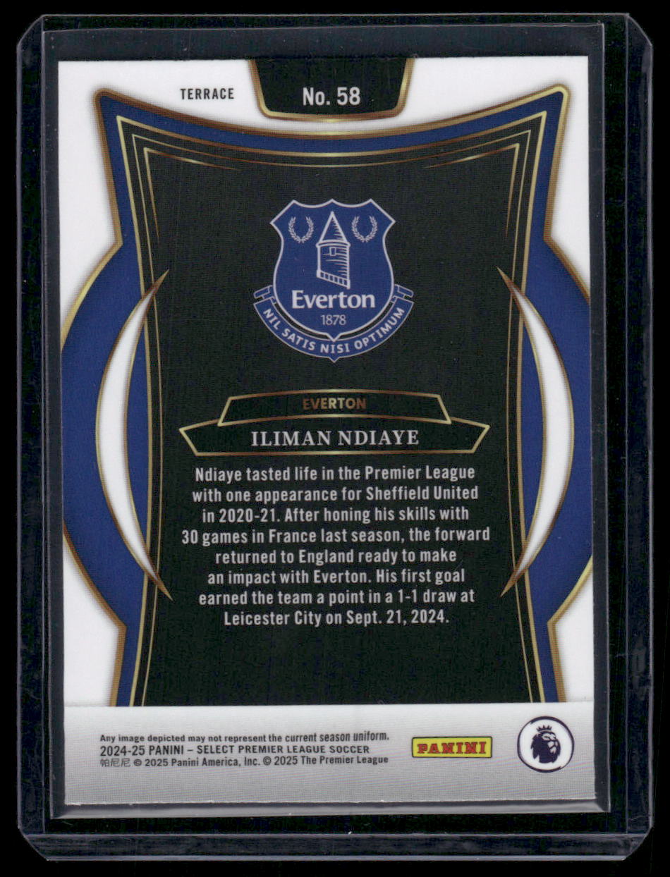 2024-25 Panini Select Premier League Iliman Ndiaye #58 Soccer