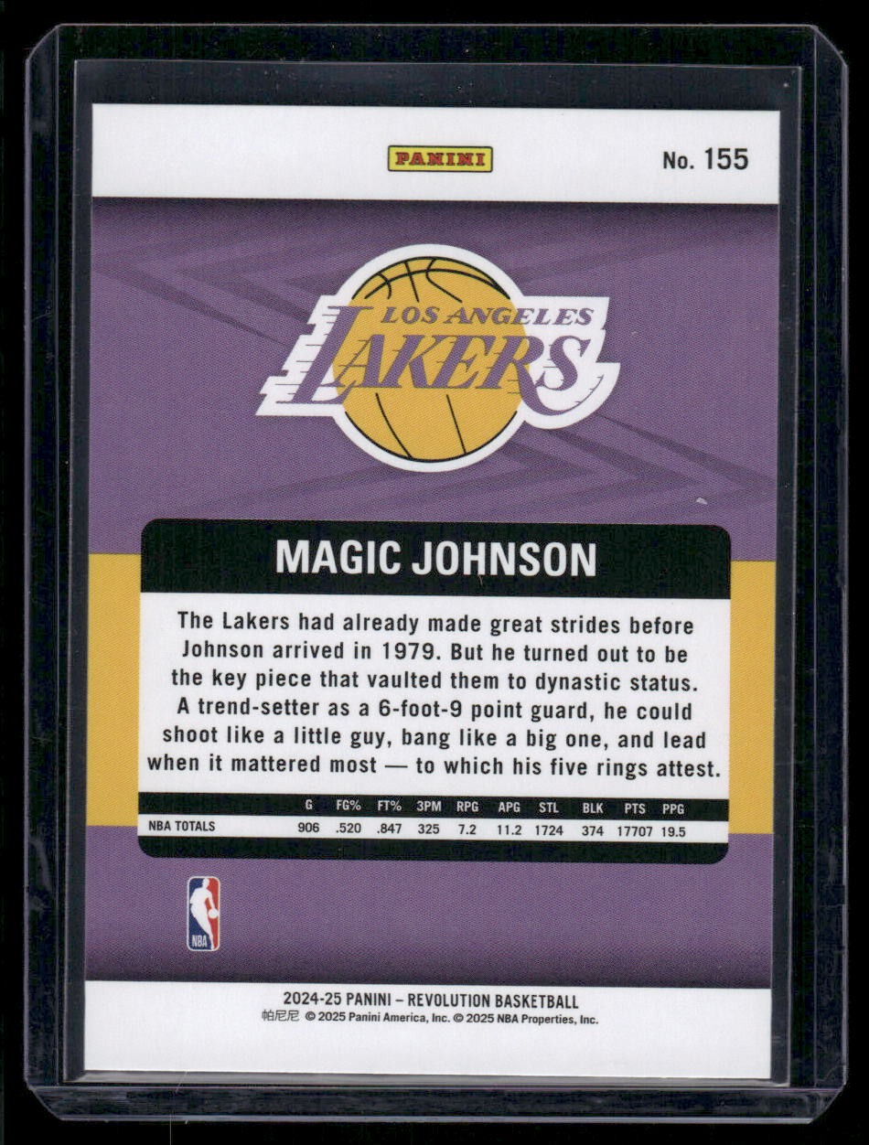 2024-25 Panini Revolution Magic Johnson #155 Basketball
