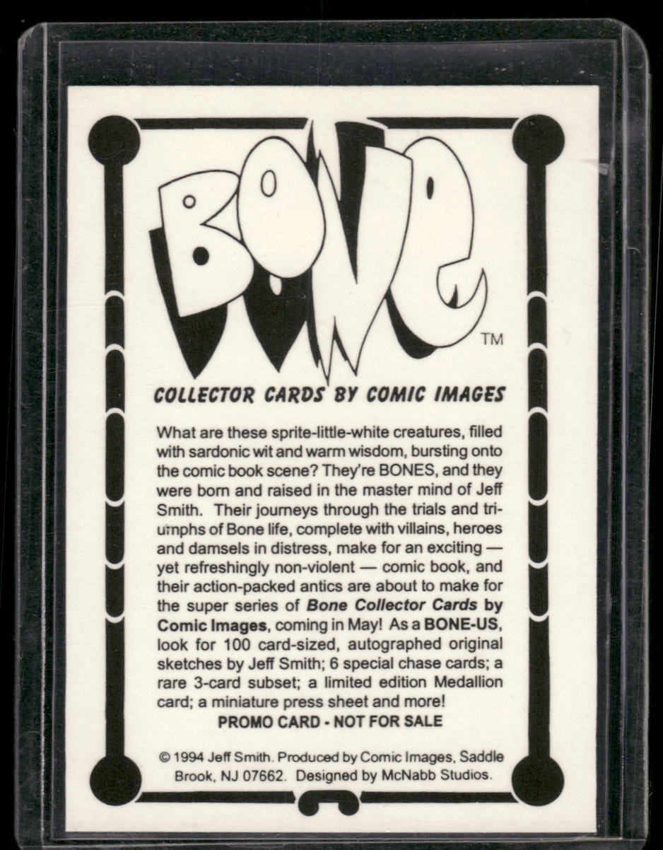 1994 Comic Images Bone Not For Sale Promo Card