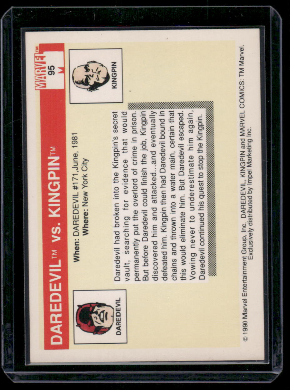 1990 Marvel Comics Daredevil Kingpin #95