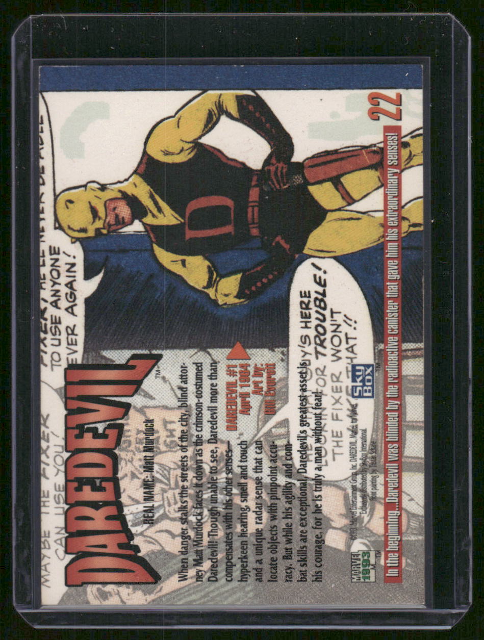 1993 Upper Deck Marvel Masterpieces Daredevil #22