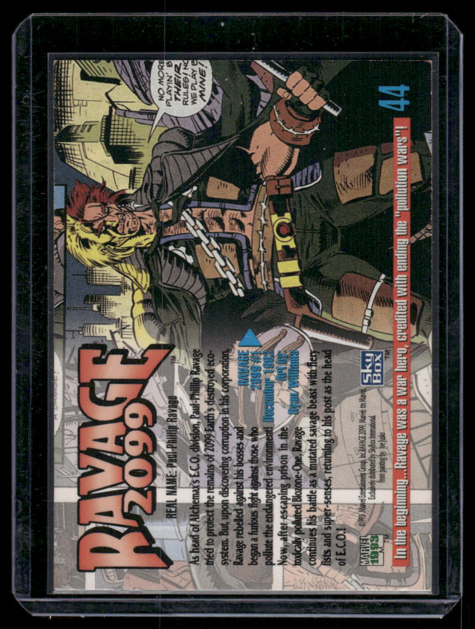 1993 SkyBox Marvel Masterpieces Ravage 2099 #44