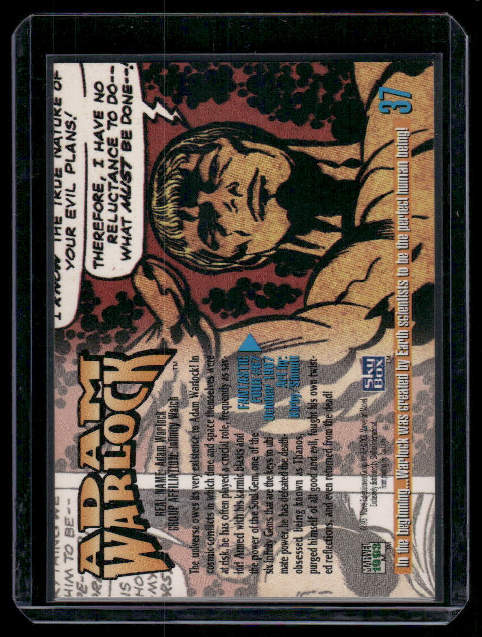 1993 Marvel Masterpieces Adam Warlock #37