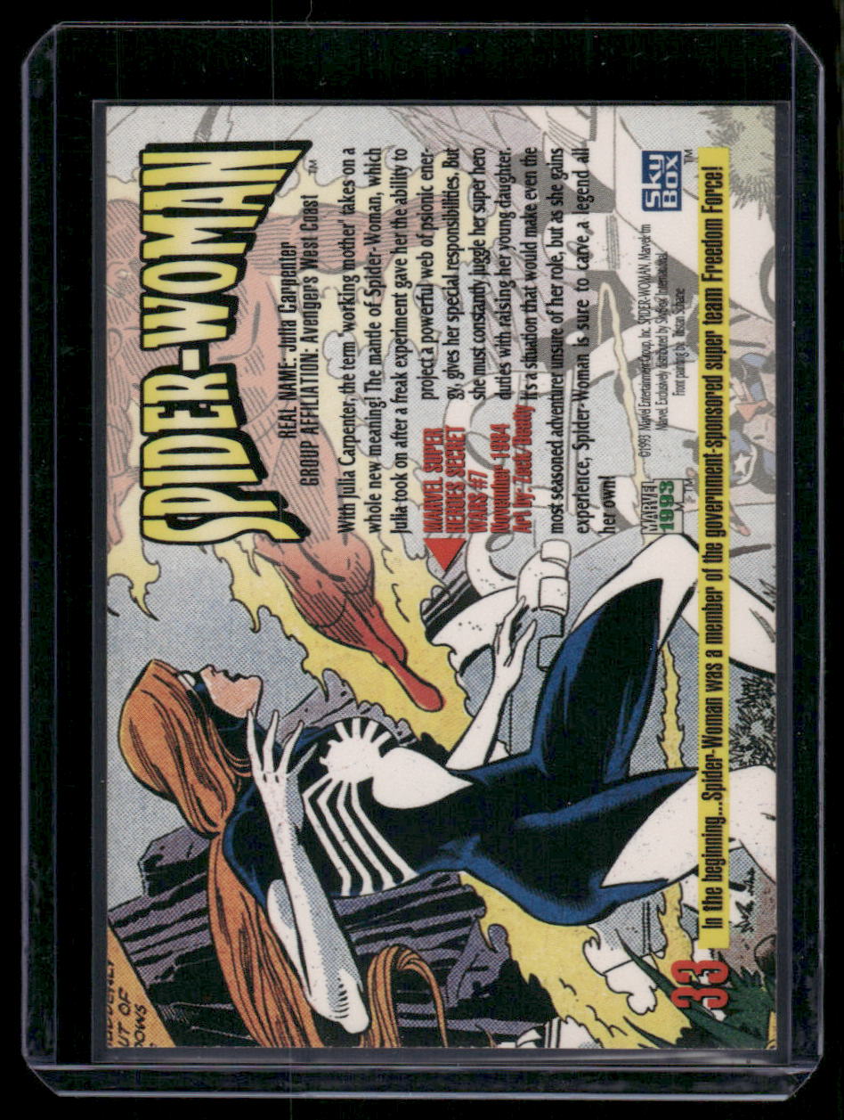 1993 Marvel Masterpieces Spider-Woman #43
