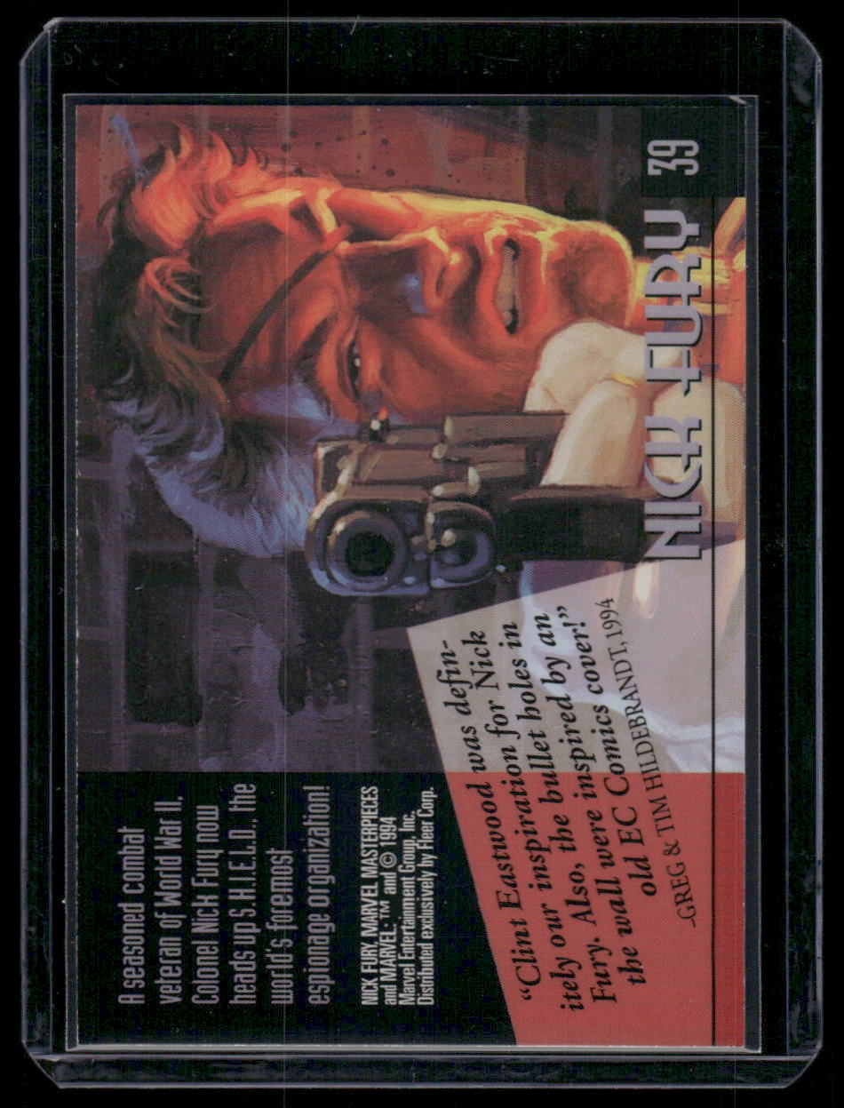 1994 Marvel Masterpieces Nick Fury #39