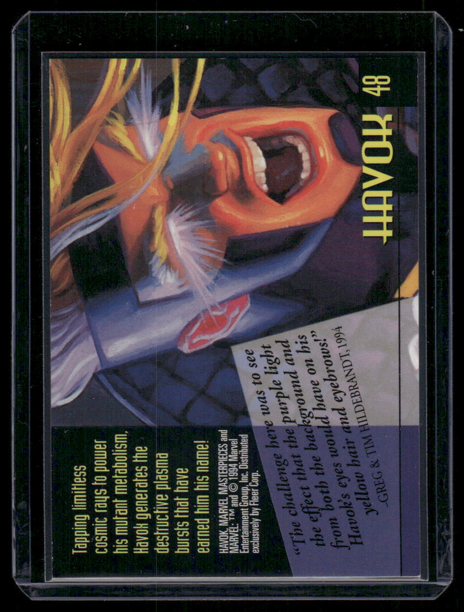 1994 Marvel Masterpieces Havok #48
