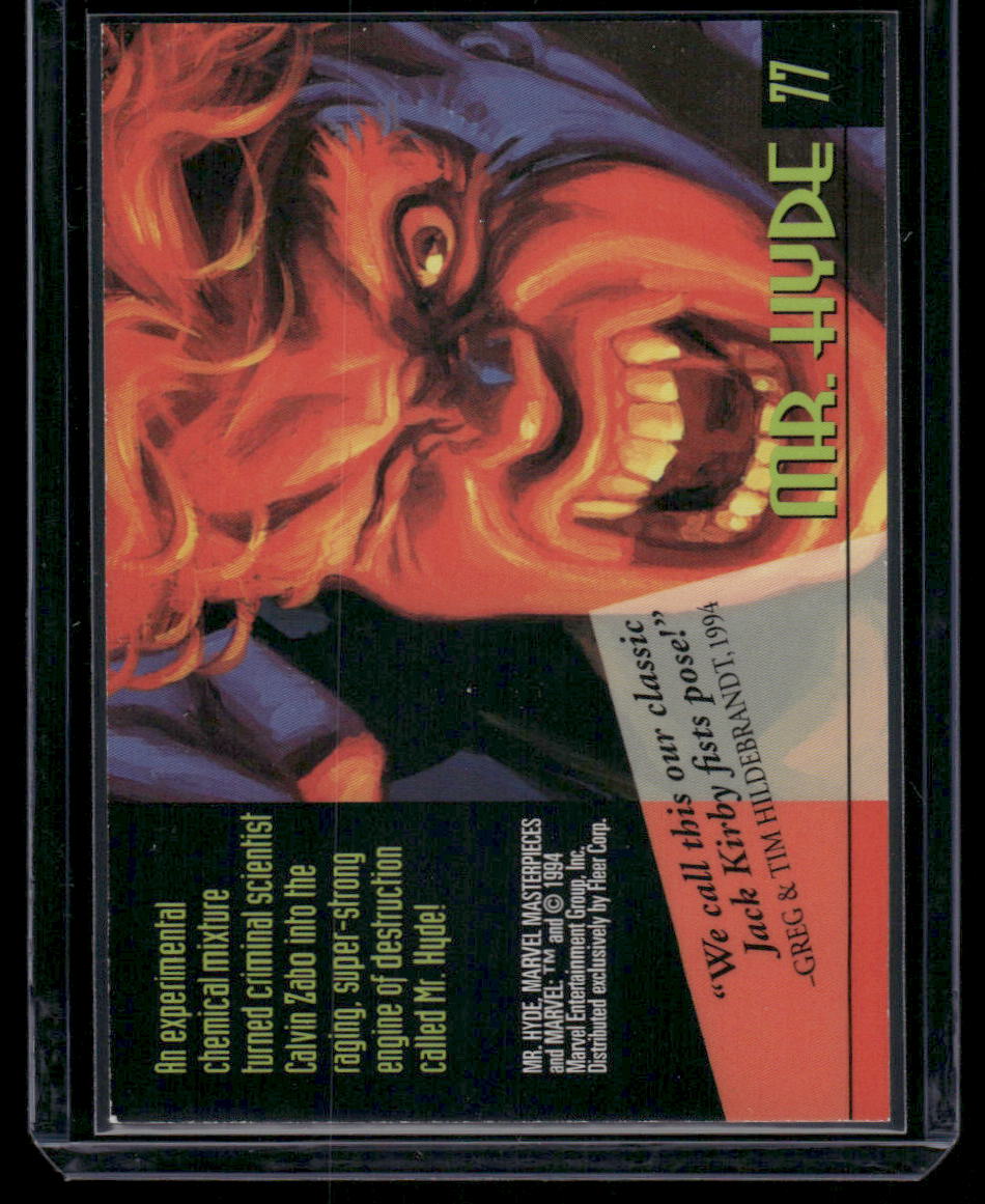 1994 Marvel Masterpieces Mr. Hyde #77