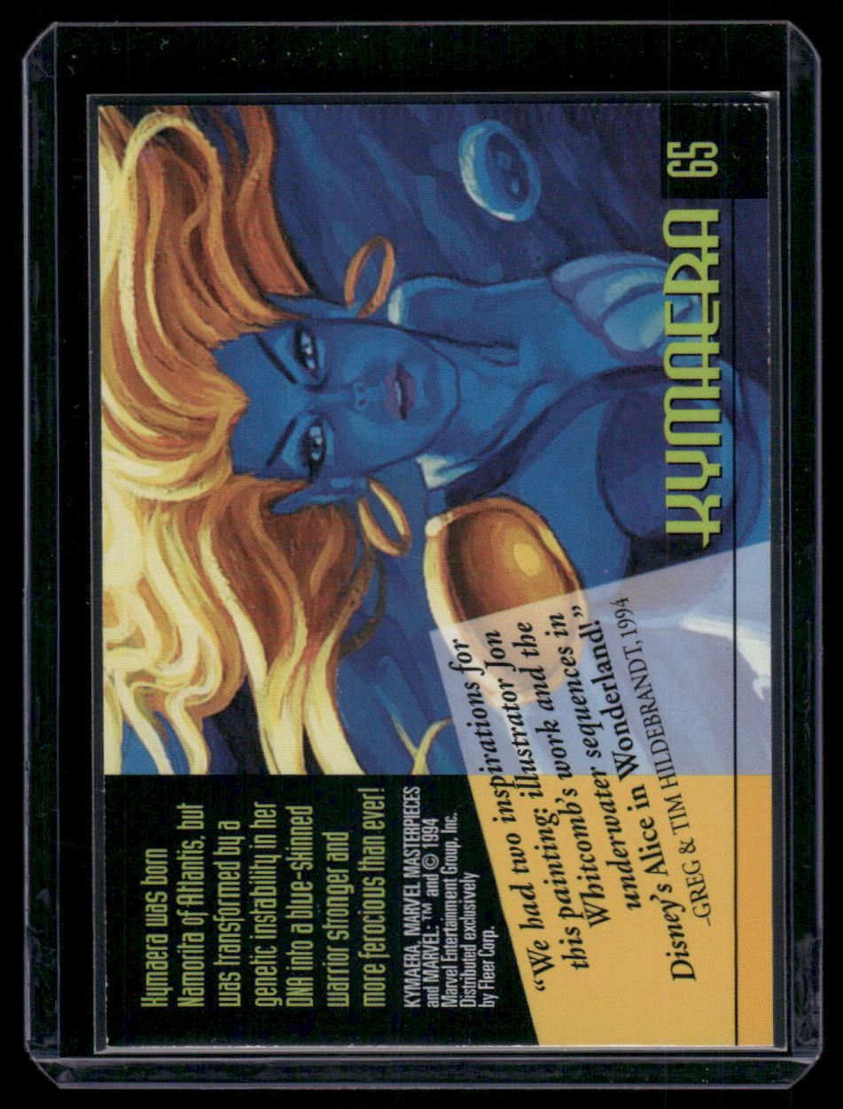 1994 Marvel Masterpieces Kymeara #65