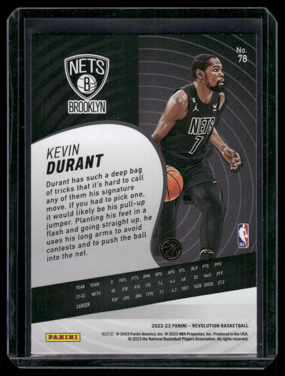 2022-23 Panini Revolution Kevin Durant #78 Basketball