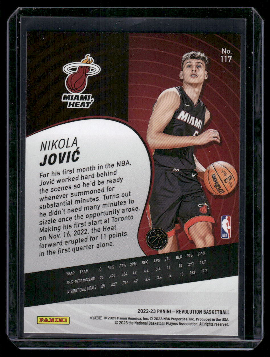 2022-23 Panini Revolution Basketball Nikola Jović #117 RC Basketball