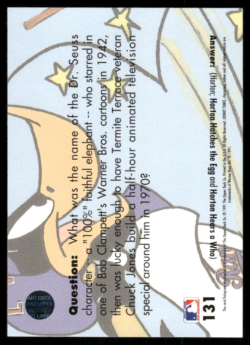 1991 Upper Deck Looney Tunes #131