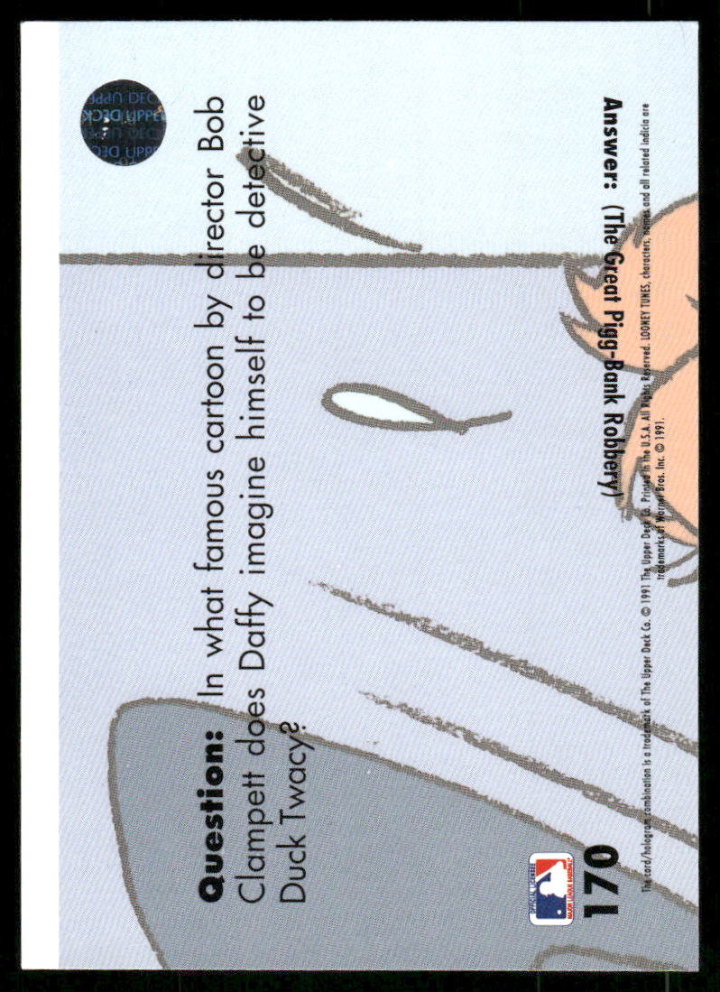 1991 Upper Deck Looney Tunes #170