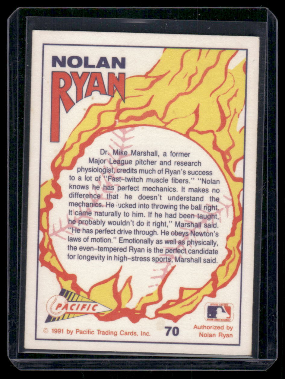 1991 Pacific Nolan Ryan #70 Baseball