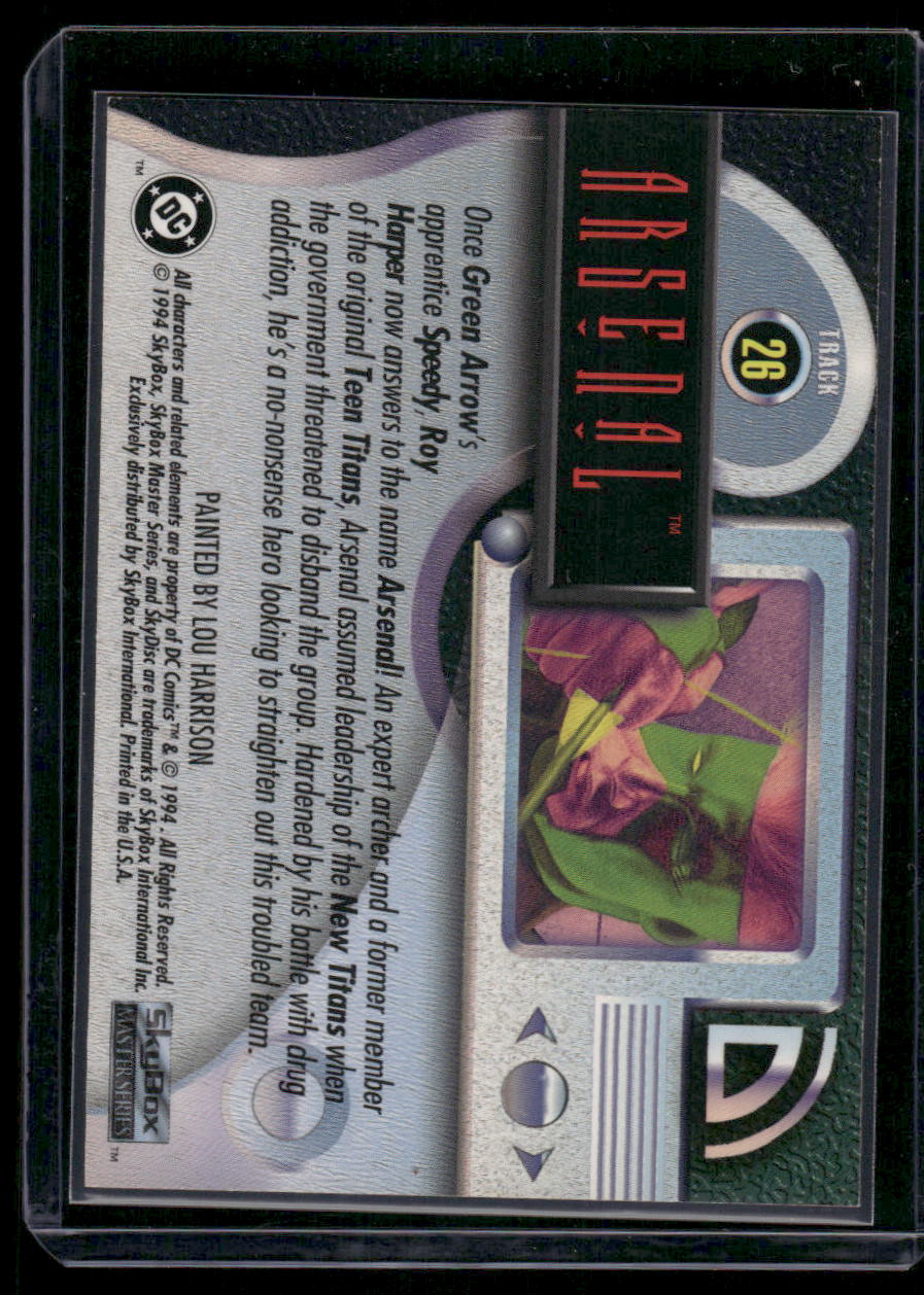 1994. SkyBox DC Comics Master Series Arsenal #26
