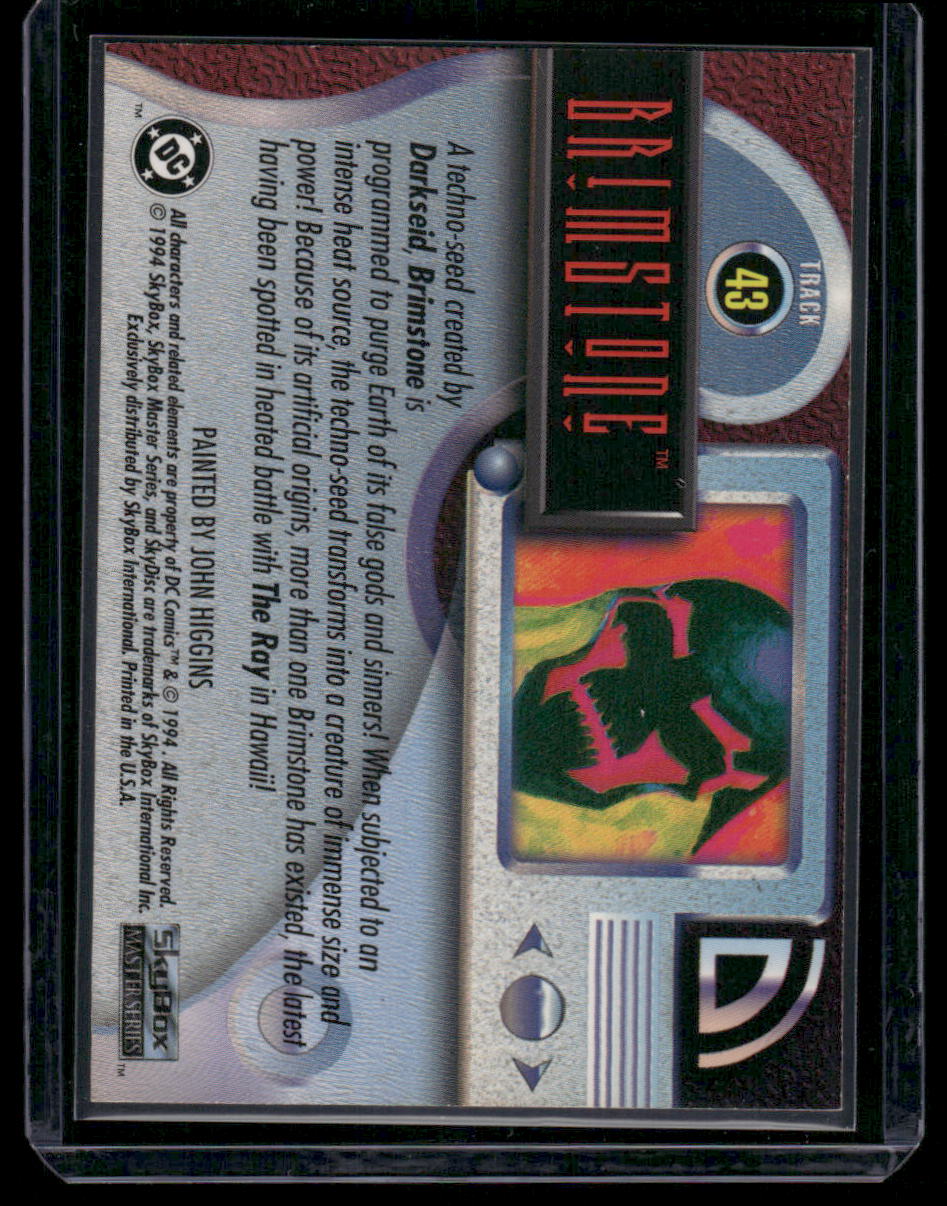 1994 SkyBox DC Master Series Brickhouse #43