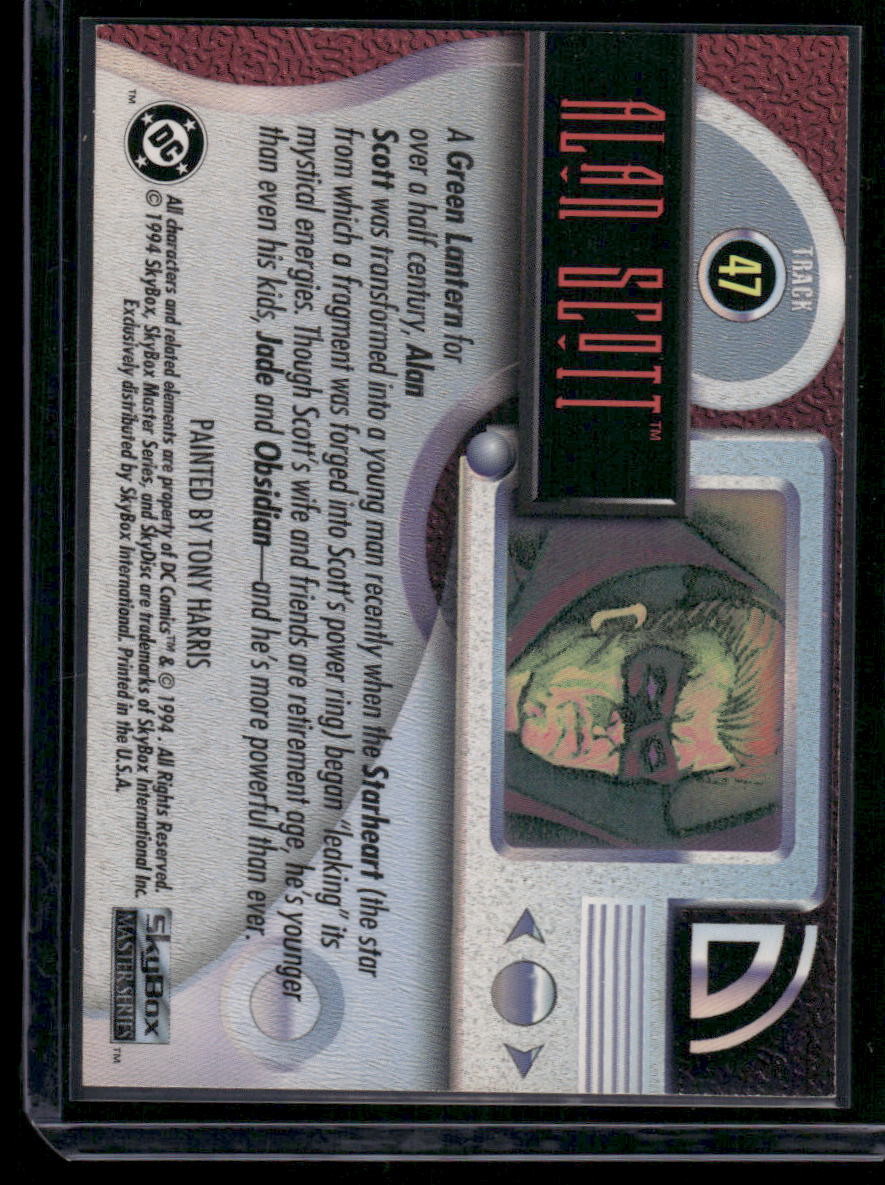 1994 SkyBox DC Master Series Alan Scott #47