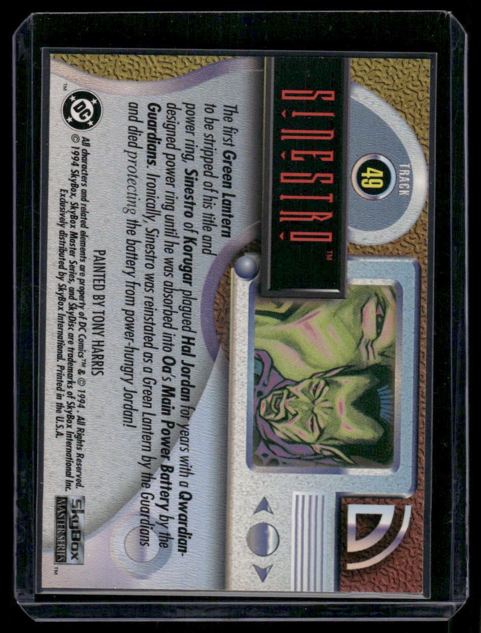 1994 SkyBox DC Master Series Sinestro #49