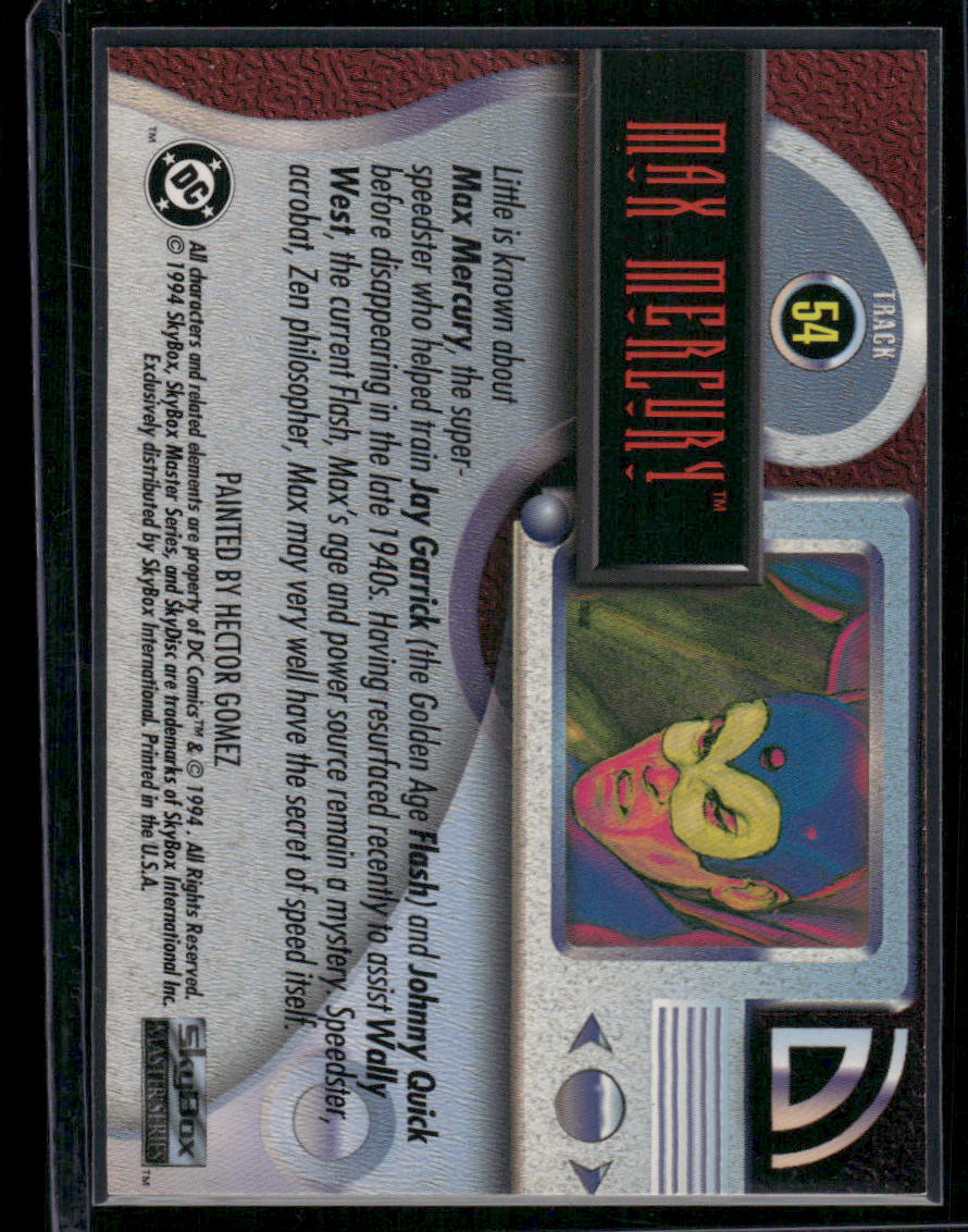 1994 SkyBox DC Master Series Max Mercury #54