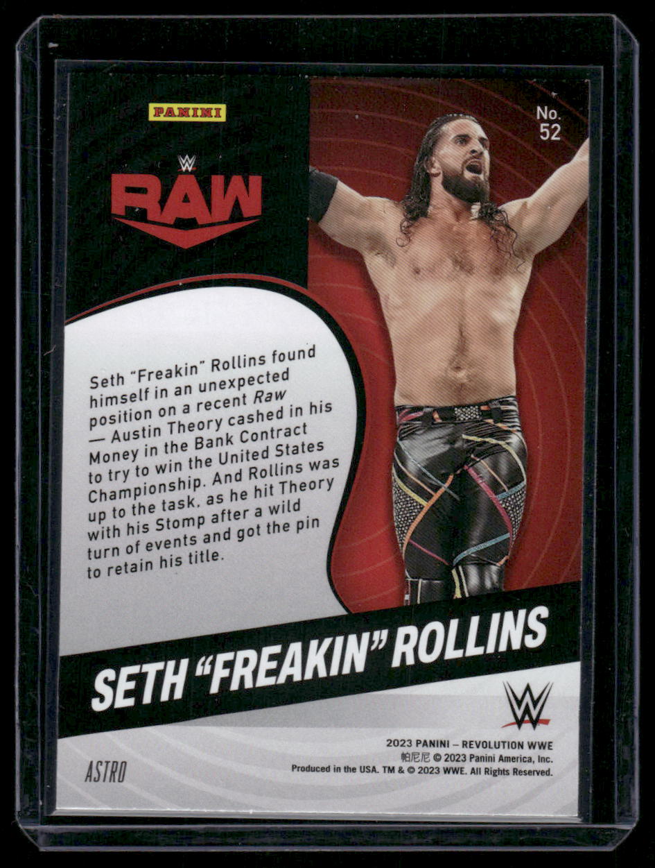 2023 Panini Revolution WWE Astro Seth 'Freakin' Rollins #52 Wrestling
