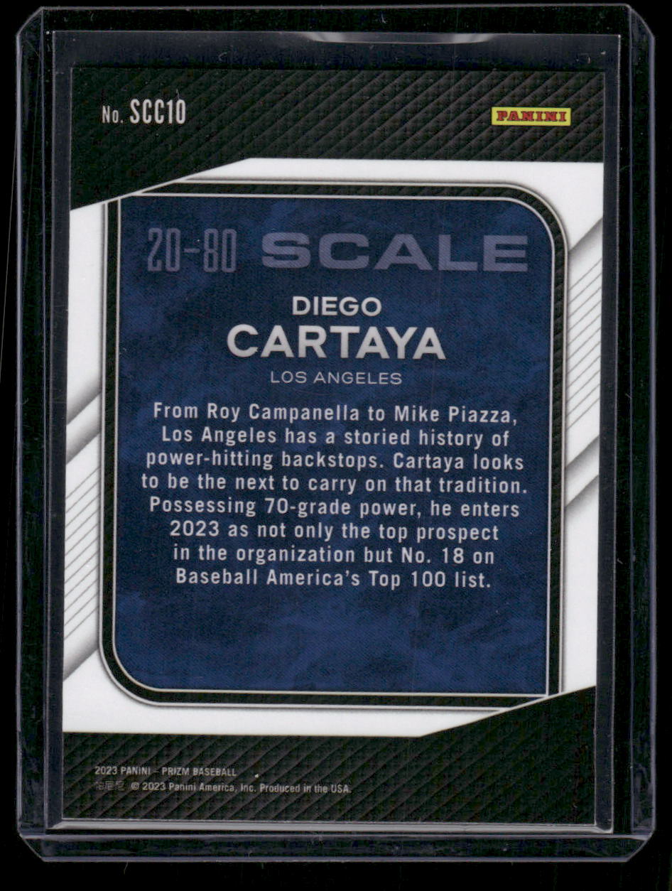 2023 Panini Prizm Diego Cartaya #SCC10 Baseball