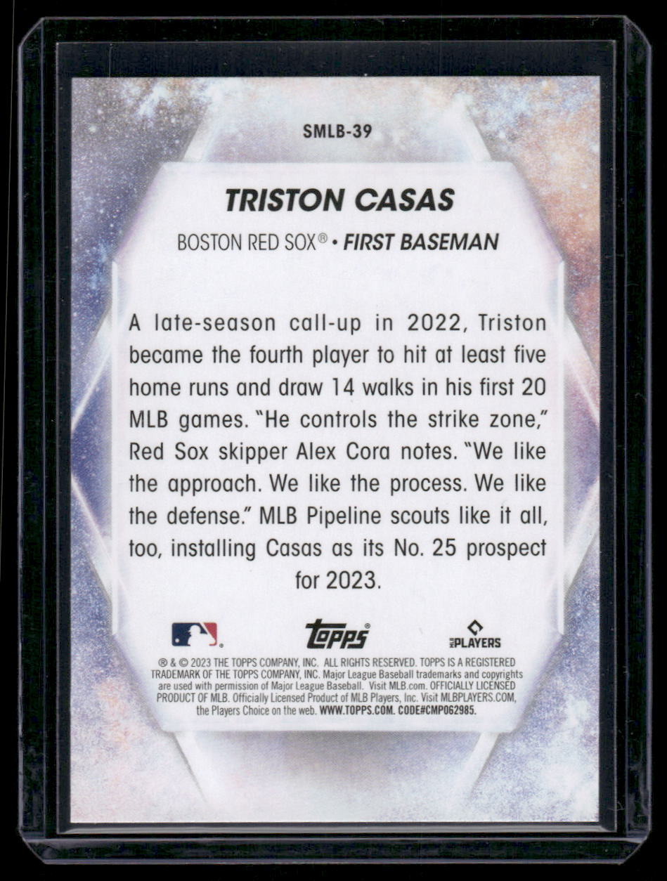 2023 Topps Stars of MLB Triston Casas #SMLB-39 RC Baseball