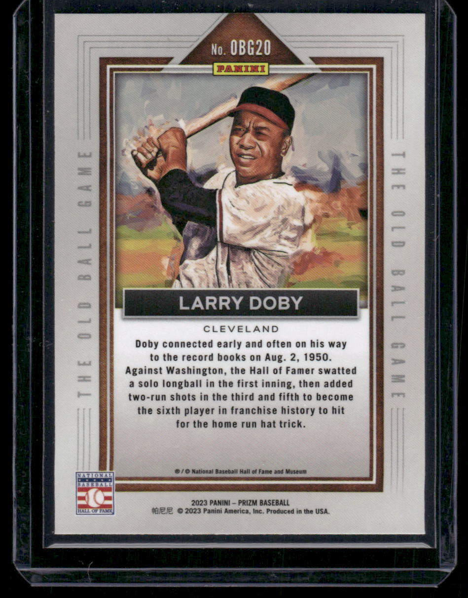 2023 Panini Prizm The Old Ball Game Larry Doby #OBG20 Baseball