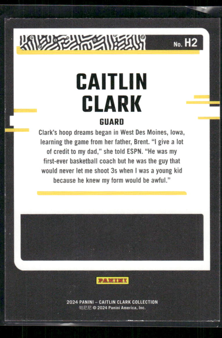 2024 Panini Donruss Highlights Caitlin Clark #H2 Basketball