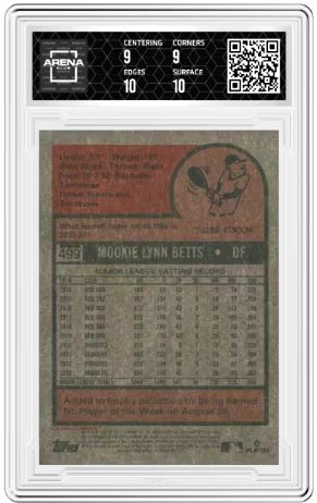 2024 Topps Heritage Mookie Betts #499 Chrome Refractor 173/575 Arena Club 9