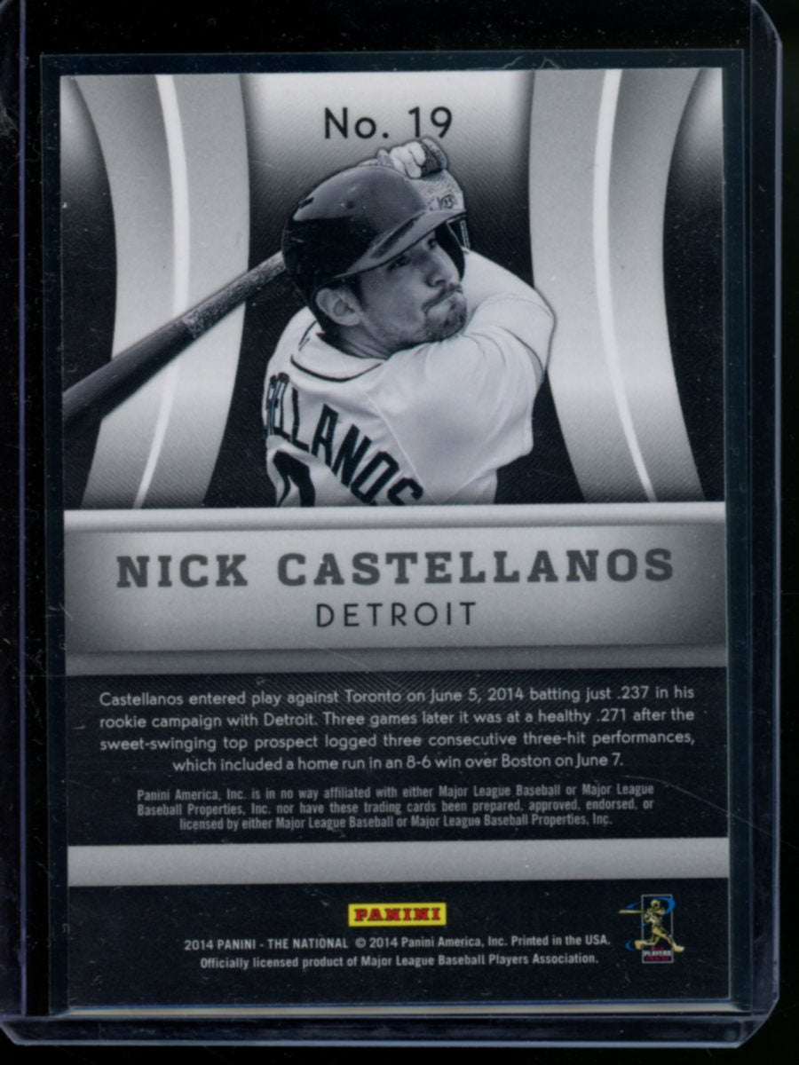 2014 Panini Nick Castellanos #19 National RC Baseball