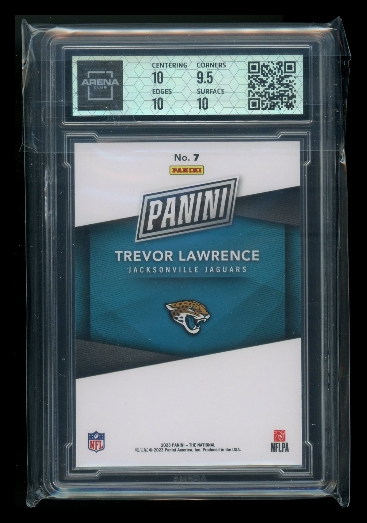 2023 Panini National VIP Silver Packs Trevor Lawrence #7 Football Arena Club 10