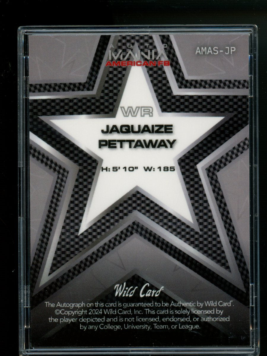 2024 Wild Card Mania American AF Jaquaize Pettaway #AMAS-JP Autograph 11/25