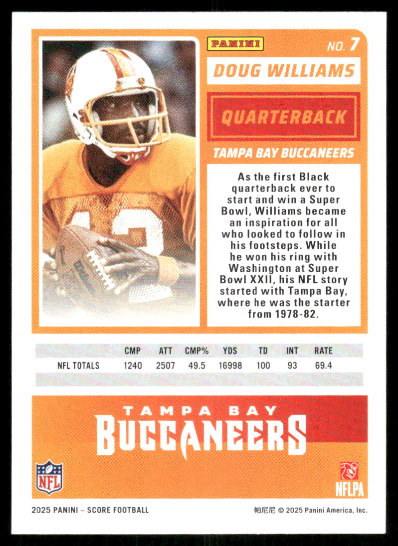 2025 Score A Treat Doug Williams #7 Football