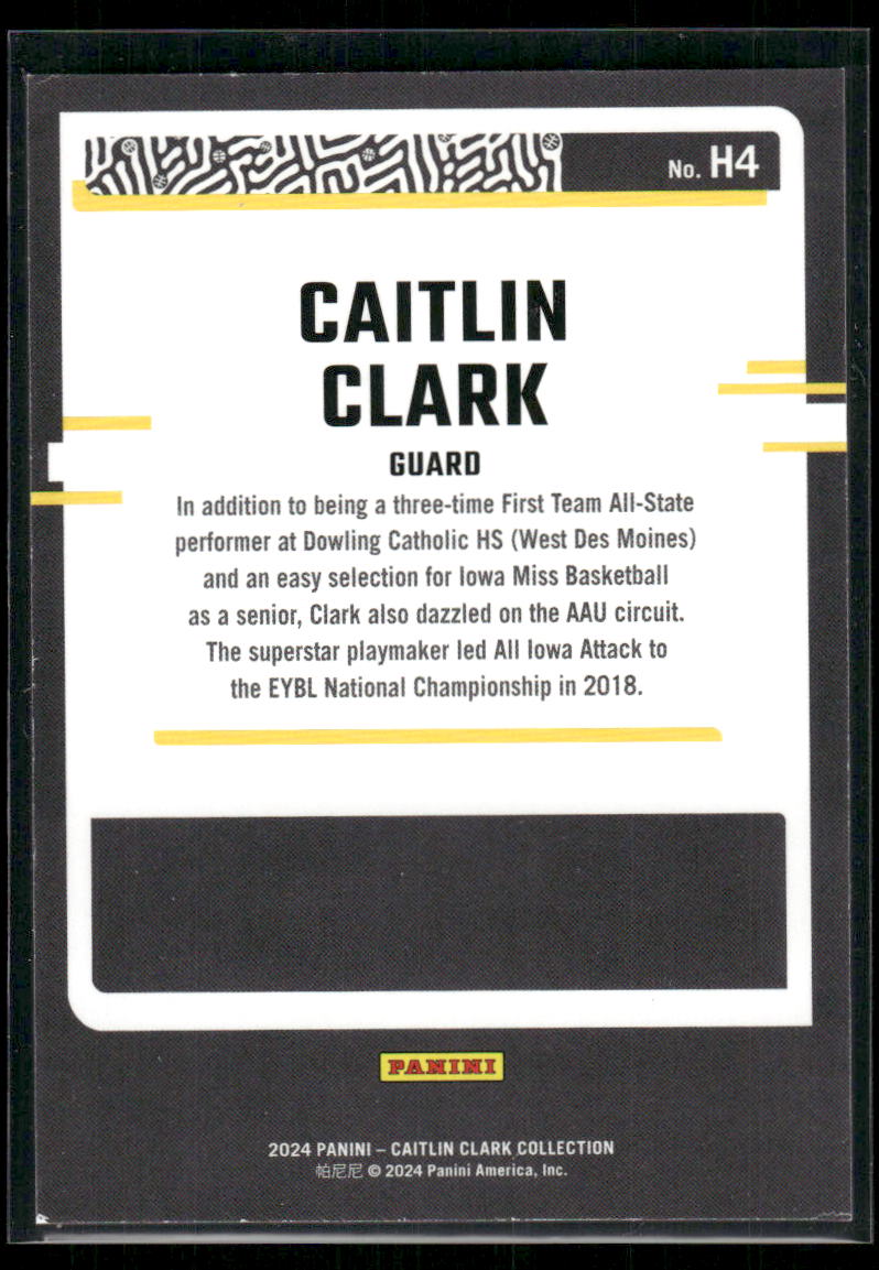 2024 Panini Donruss Highlights Caitlin Clark #H4 Basketball