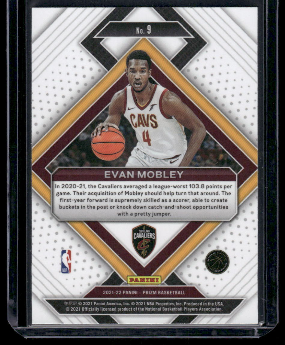 2021-22 Panini Prizm Emergent Evan Mobley #No. 9 RC Basketball
