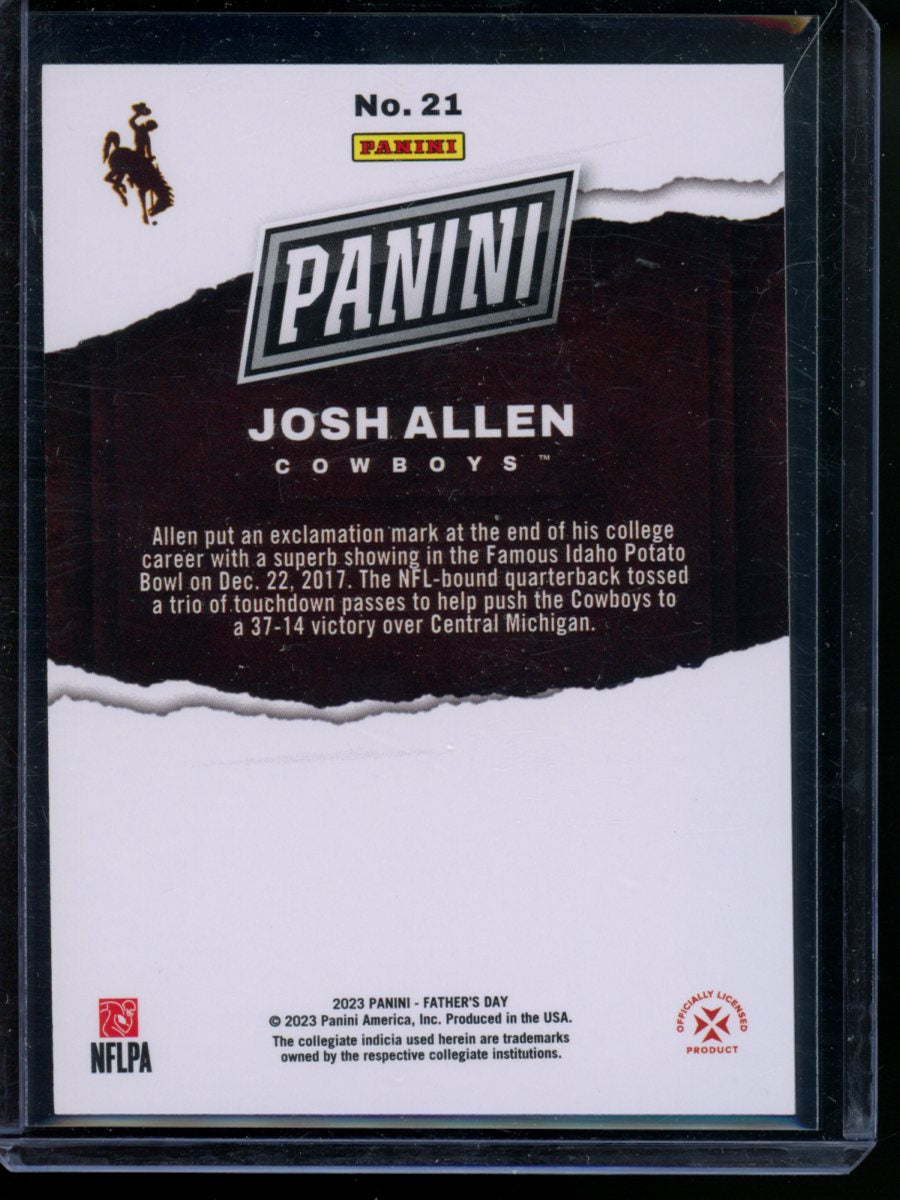 2023 Panini Father's Day Josh Allen #21 84/99 Football