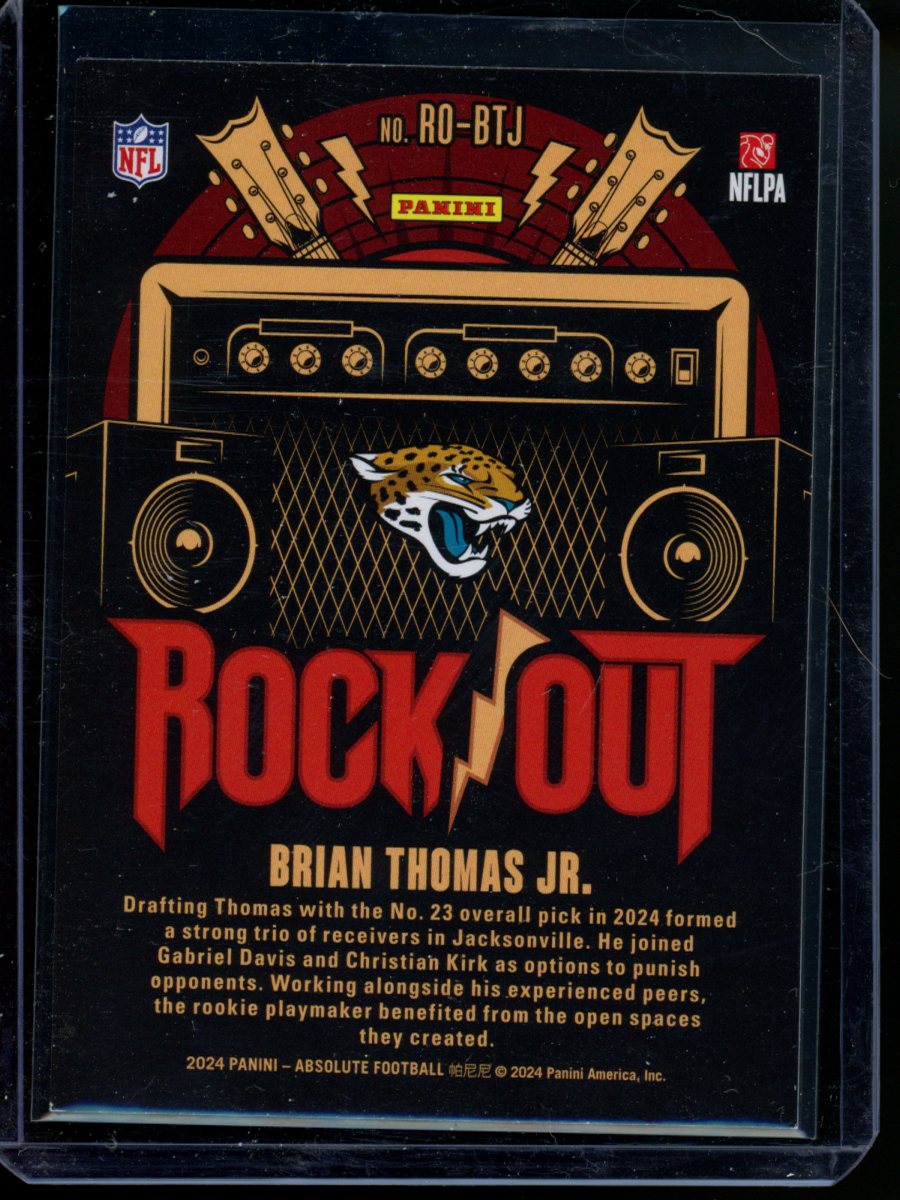 2024 Panini Absolute Brian Thomas Jr. #RO-BTJ RC Football