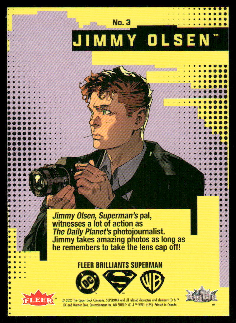 2025 Fleer Brilliants Superman Jimmy Olsen #3