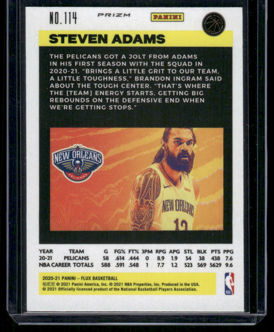 2020-21 Panini Flux Prizm Steven Adams #114 Basketball