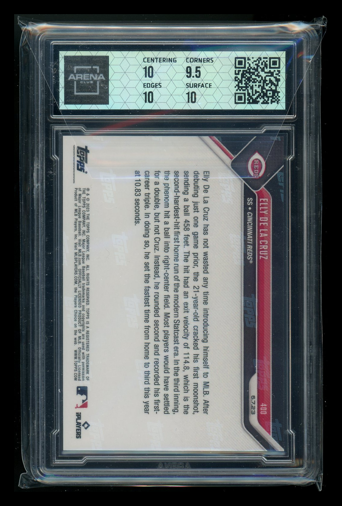 2023 Topps Now Elly De La Cruz #400 Baseball Arena Club 10