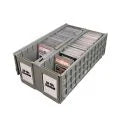 100 Graded Card Storage Box BCW Graded Plastic Grey