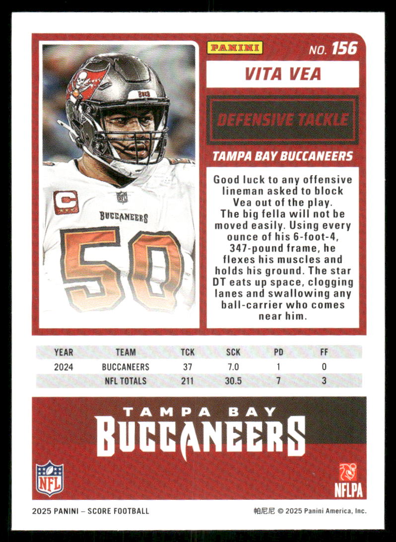 2025 Score a Treat Vita Vea #156 Football