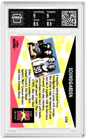 1991 Pro Set MusiCards #238 Arena Club 9