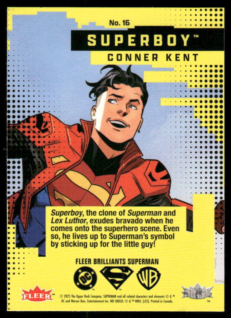 2025 Fleer Brilliants Superman Superboy #16