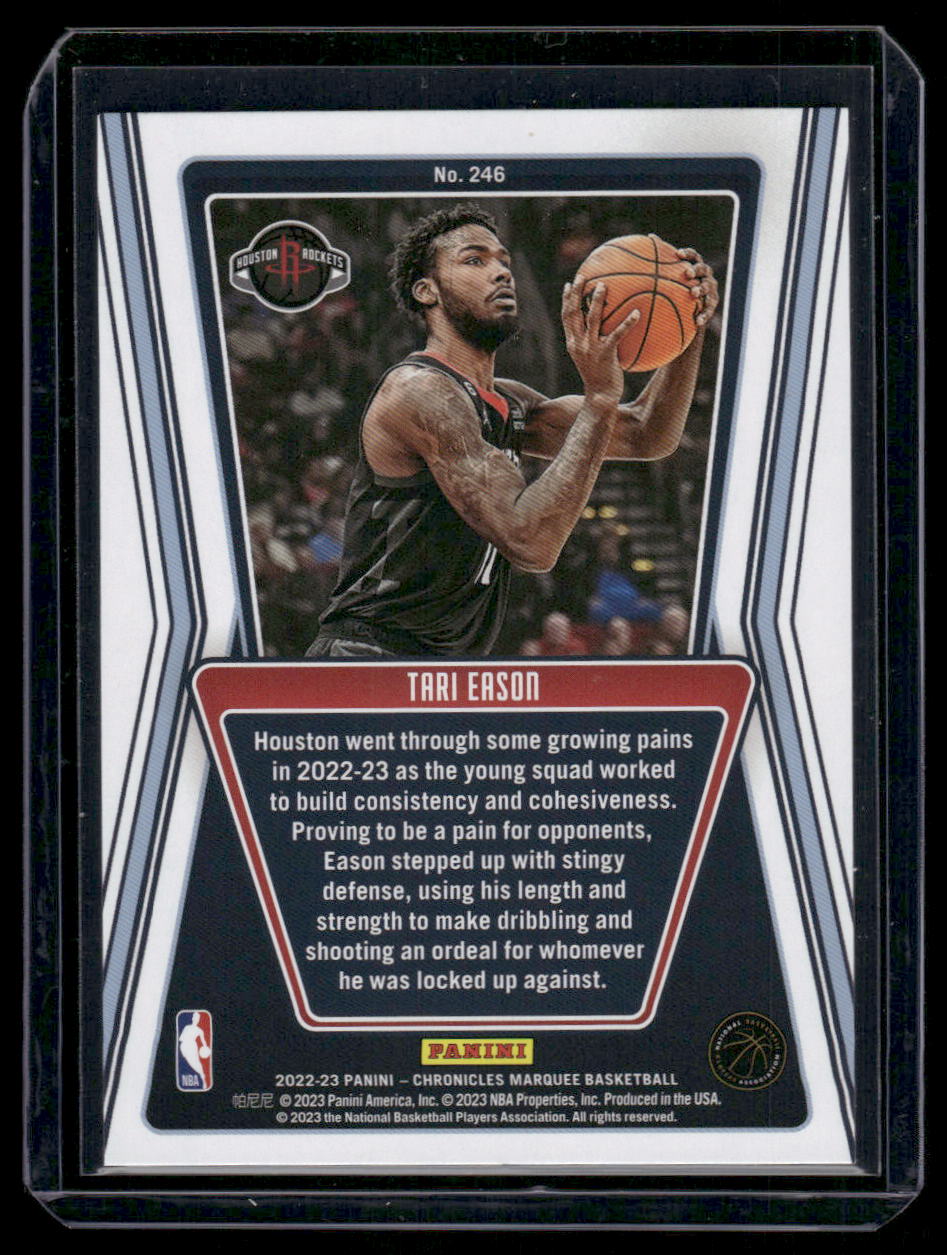 2022-23 Panini Chronicles Marquee Tari Eason #246 RC Basketball