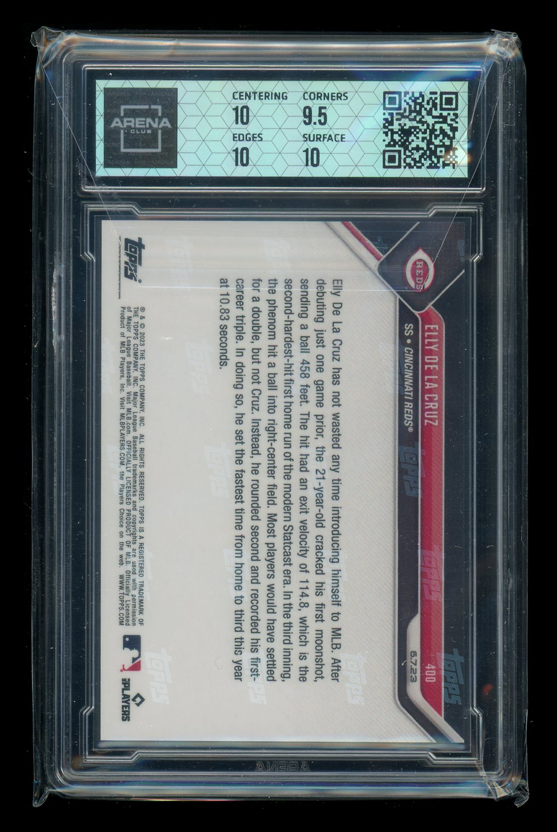 2023 Topps Now Elly De La Cruz #400 Baseball Arena Club 10