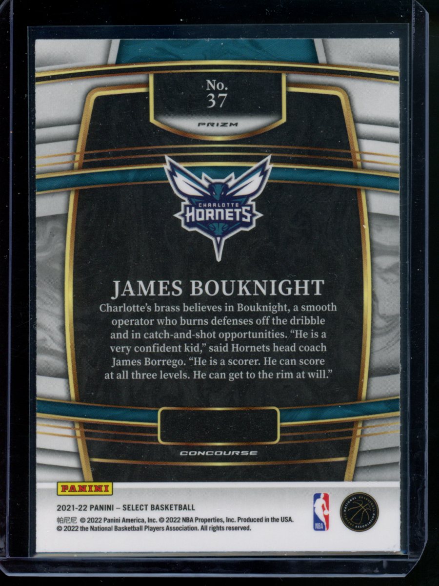 2021-22 Panini Select James Bouknight #37 Orange Flash Basketball