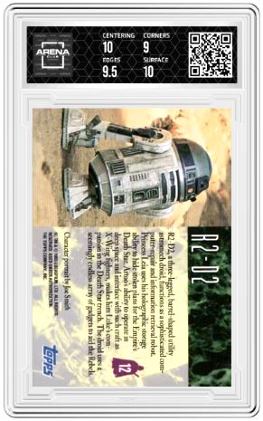 1993 Stars Wars Galaxy R2-D2 #12 Arena Club 9.5