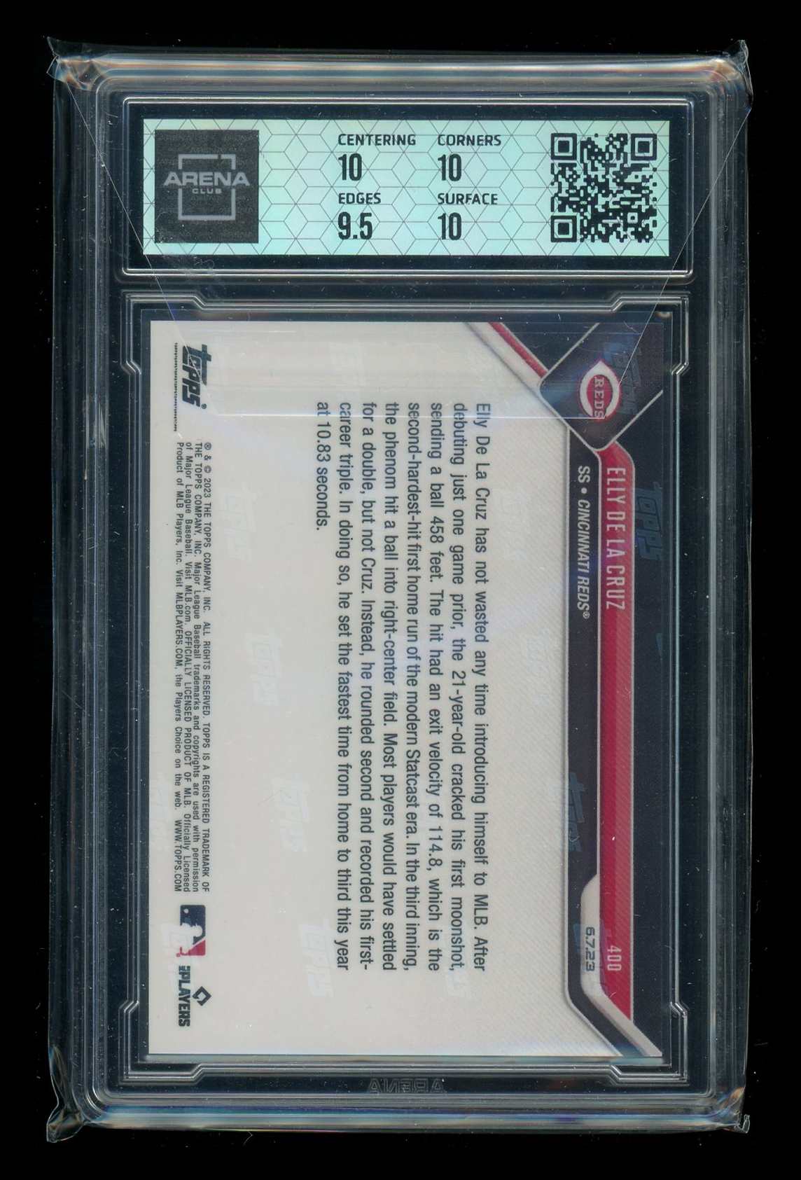 2023 Topps Now Elly De La Cruz #400 Baseball Arena Club 10