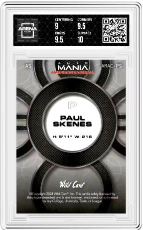 2024 Automania American Paulk Skenes #AMAC-PS Circle American Flag Lava 17/50